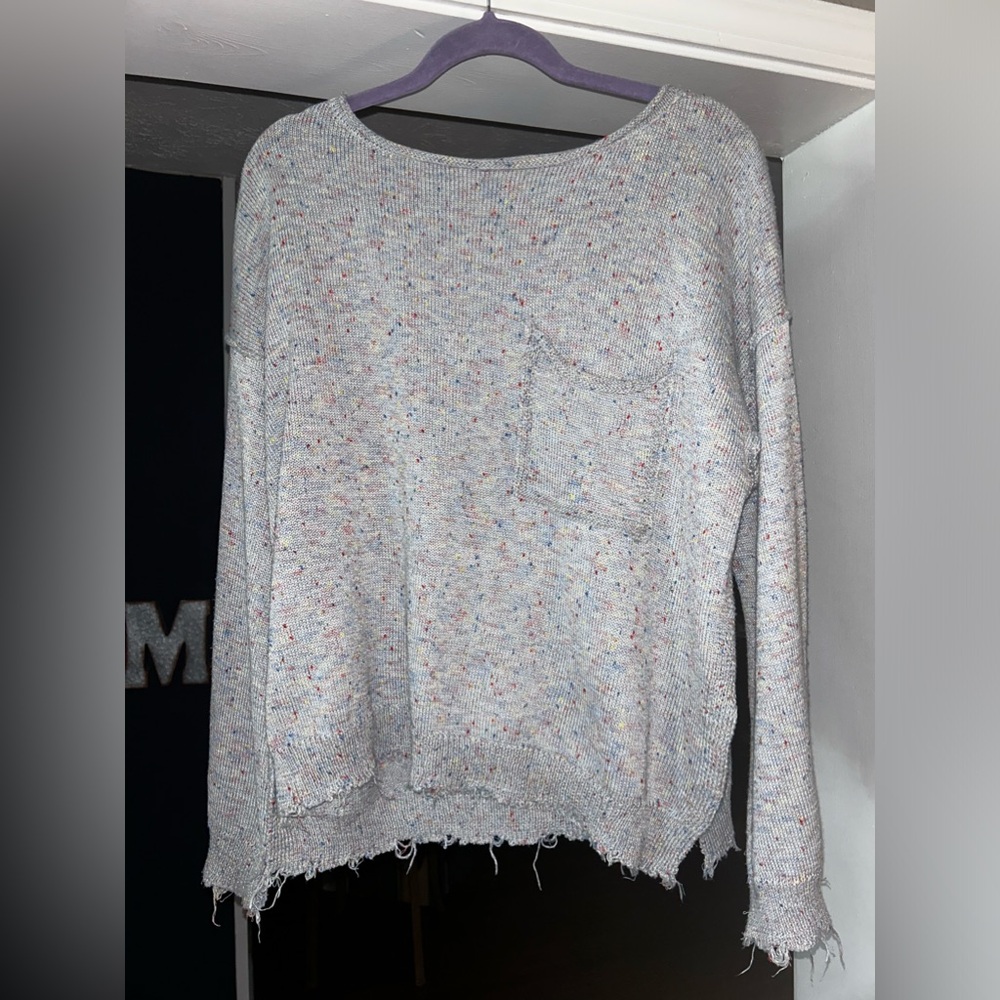 Altard State J Crew Distressed Over Size Sweater